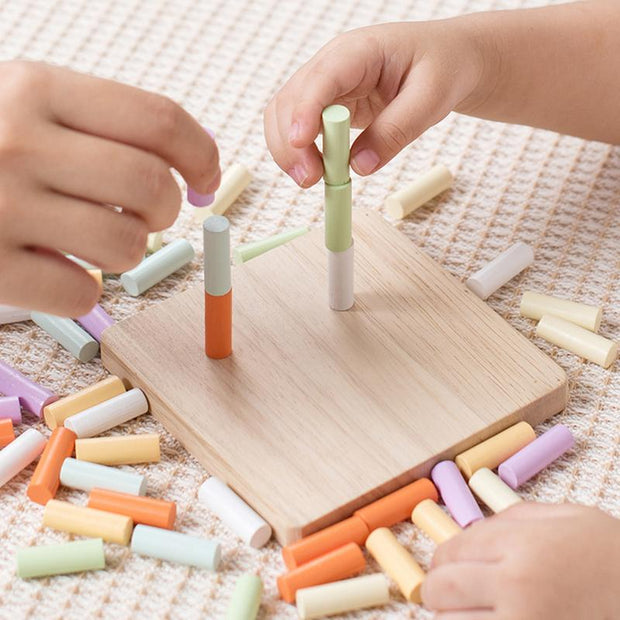 Montessori Matchstick Color Drop