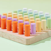 Montessori Matchstick Color Drop