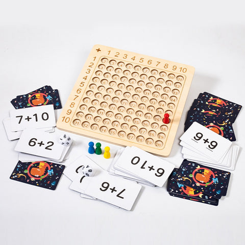 Wooden Multiplication Board Game