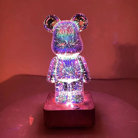 3D Bear Night Light