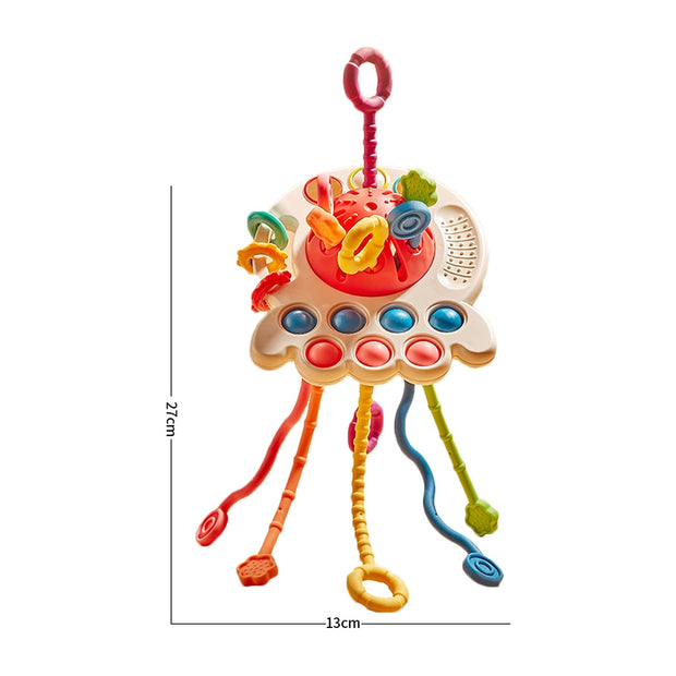 Colorful Pull String Sensory Toy