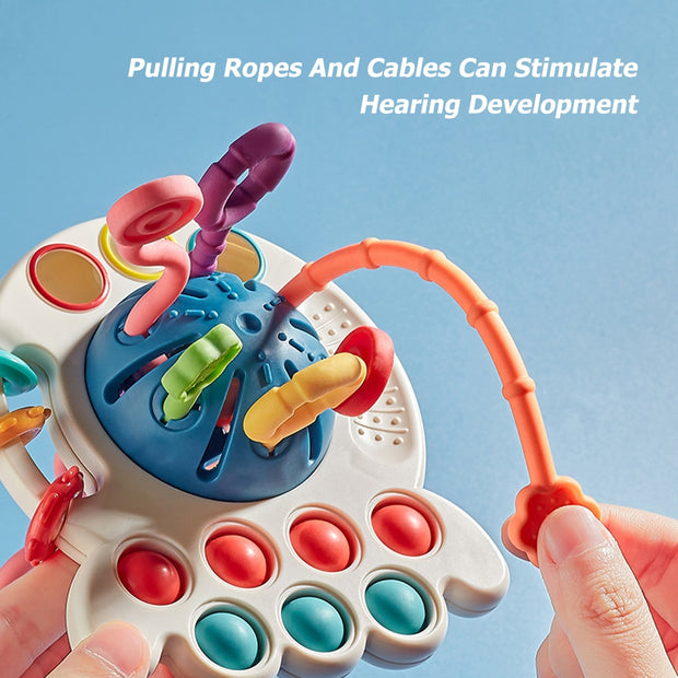 Colorful Pull String Sensory Toy