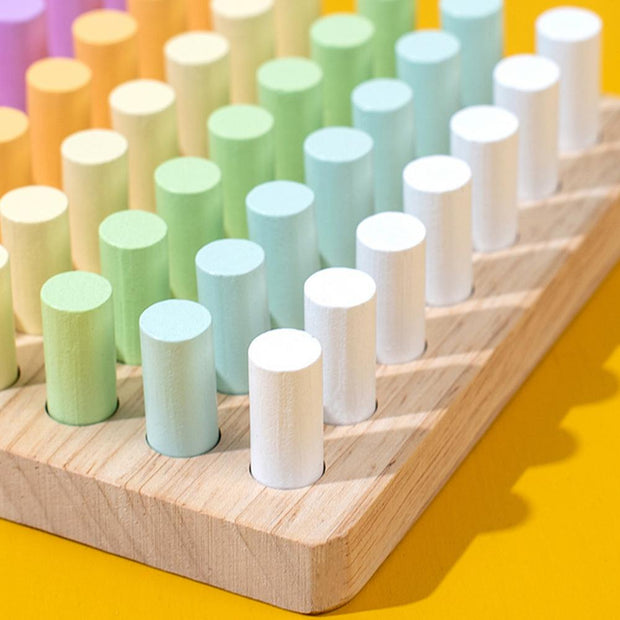 Montessori Matchstick Color Drop