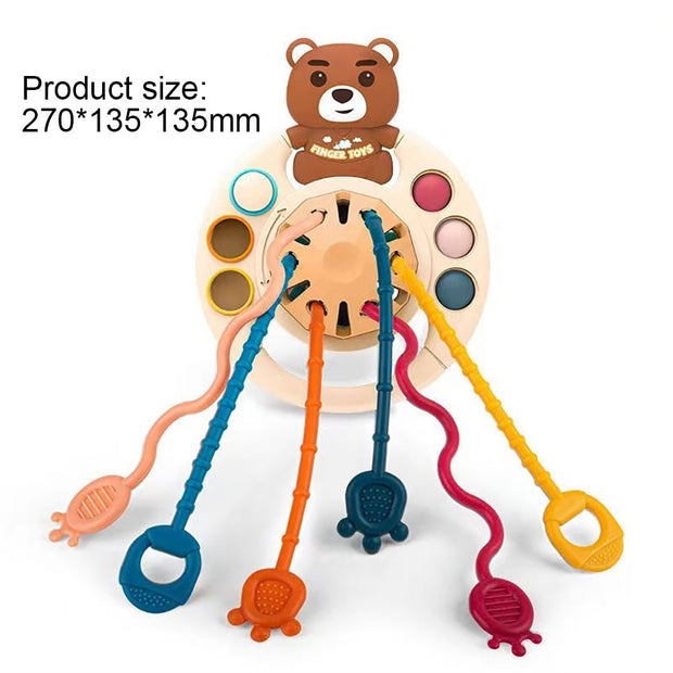 Colorful Pull String Sensory Toy