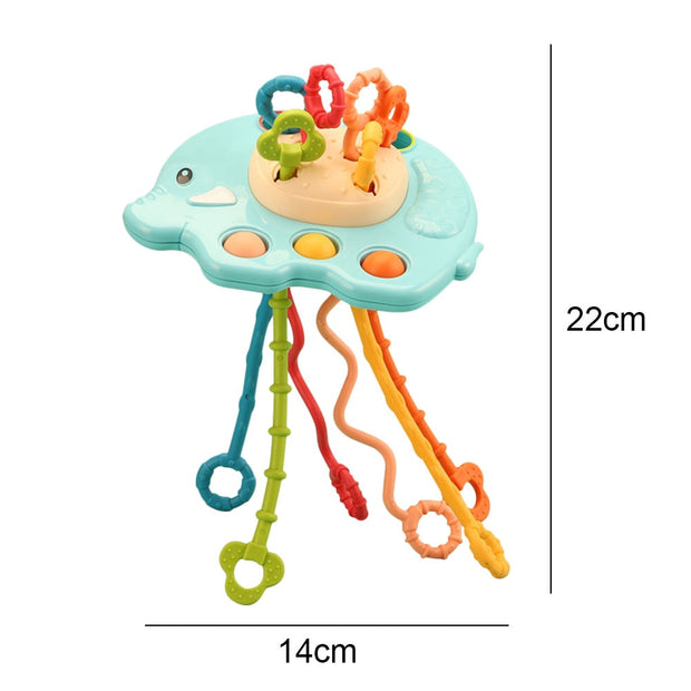 Colorful Pull String Sensory Toy