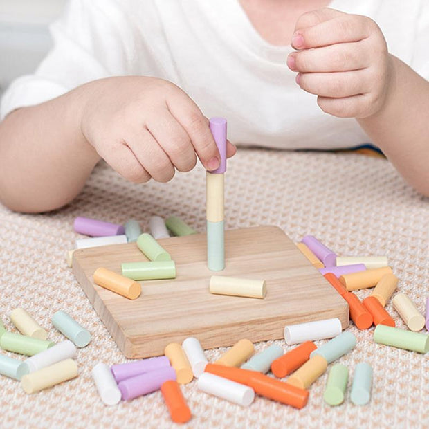 Montessori Matchstick Color Drop