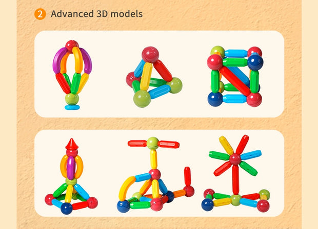 Magnetic Constructor Blocks Set