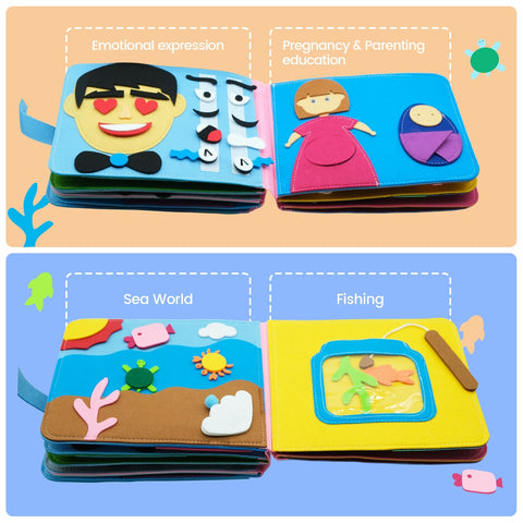 Cognitive Baby Cloth Books