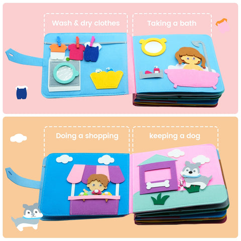 Cognitive Baby Cloth Books