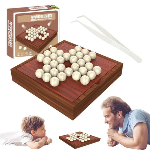 Wooden Tabletop Tick Tac Toe Game