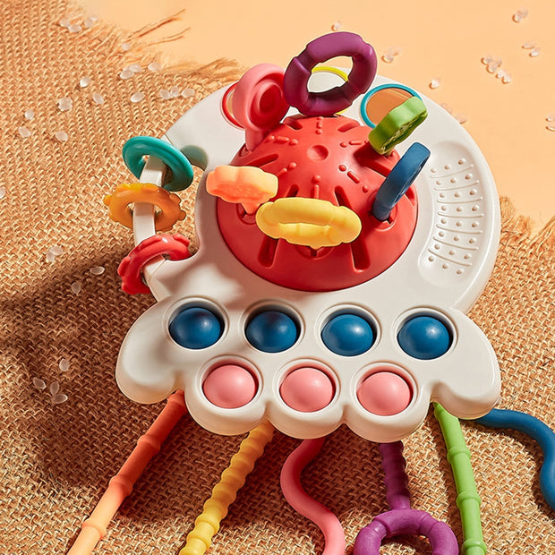 Colorful Pull String Sensory Toy