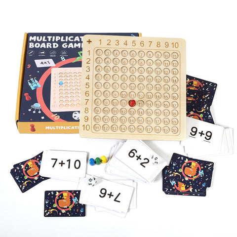 Wooden Multiplication Board Game