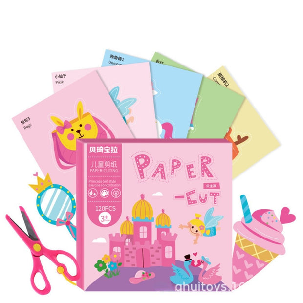 Handmade Paper Cut Craft Book (Princess)