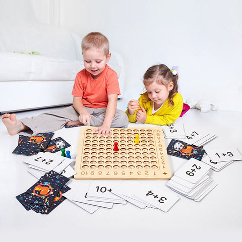 Wooden Multiplication Board Game